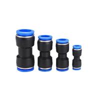 JIOYUNG eufeifeiegds Connecteur en Plastique à poussée Droite, raccord pneumatique, 30/40/50/60/70 pièces, connecteur de trachée 6/8/10/12mm, Tube de Tuyau d'air en PU wefeiegds(30PCS PU10)