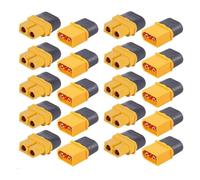 JIOYUNG eufeifeiegds Connecteurs de Balle mâles et Femelles XT60H (XT60 Uograde), 10 Paires, for Batterie RC, Drone, Accessoires d'avion, connecteur XT60 wefeiegds