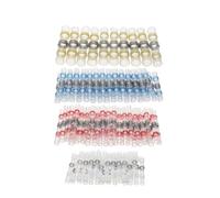 JIOYUNG eufeifeiegds Connecteurs de bornes Bout à Bout à sertir avec Manchons à souder thermorétractables, 50 pièces, avec boîte 1.5-6.0mm, étanche et isolé électrique wefeiegds(50Pcs Mix)