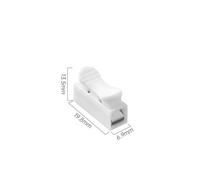 JIOYUNG eufeifeiegds Connecteurs de câble électrique Rapides 1P 2P, 10/30/50/100 pièces, connecteur de Fil de câble sans vis, bornier à Ressort wefeiegds(1 PIN,50PCS)