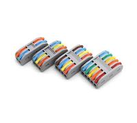 JIOYUNG eufeifeiegds Connecteurs de Fil Rapides universels et compacts, 1 à 100 pièces, Connexion de câble d'épissure, 0.08 à mm2, Terminal conducteur enfichable wefeiegds(PCT1-1,10pcs)