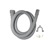 JIOYUNG eufeifeiegds Kit de tuyau de vidange for lave-linge et lave-vaisselle 1 pièce, comprenant un tuyau ondulé flexible, un adaptateur d'extension et un collier de serrage wefeiegds