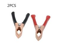 JIOYUNG eufeifeiegds Lot de 2/10/20 Pinces Crocodiles for Batterie de Voiture, 70 mm, connecteur de câble de Test wefeiegds(2pcs)