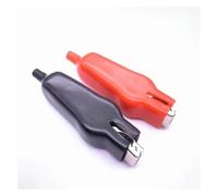 JIOYUNG eufeifeiegds Lot de 2/10 Pinces Crocodiles 20 A, Gaine en PVC, Protection de Batterie isolée, Pince à Ressort de Test, 70 mm, for l'amélioration de l'habitat wefeiegds(2pcs)