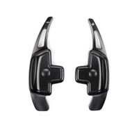 JIOYUNG eufeifeiegds Lot de 2 rallonges de palettes de changement de vitesse en métal for volant W176 W246 W205 W117 X156 W253 for ABCE GLA GLC GLE(schwarz)