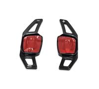 JIOYUNG eufeifeiegds Lot de 2 rallonges de palettes de changement de vitesse for volant de voiture for 8 MK8 GTI/GTD/GTE/R-Line(Pearl Black)