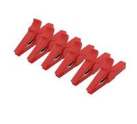 JIOYUNG eufeifeiegds Lot de 6 Pinces Crocodiles 55 mm for Test de Batterie, connecteur de Pince Crocodile for fiche Banane 4 mm, câble de Stylo multimètre, sondes, Pince Crocodile wefeiegds(6Pcs)