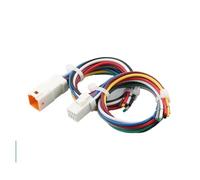 JIOYUNG eufeifeiegds Moto de Harnais de connecteur d'automobile de 5/20Sst JST02T/02R avec Le connecteur de Fil du ² 15CM de 20awg/0.5m wefeiegds(4P Male,20 Sets)