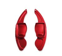 JIOYUNG eufeifeiegds Palette de changement de vitesse for volant de voiture, autocollant for A7 MK3 5E RS VRS Superb B8 Scala Karoq Kodiaq(rouge)