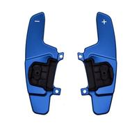JIOYUNG eufeifeiegds Palettes de changement de vitesse au volant en fibre de carbone for MK7 R-Line GTI R GTE GTD GTS(Aluminum blue)