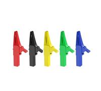 JIOYUNG eufeifeiegds Pince Crocodile de Test de sécurité P2003 32A avec Prise Jack 4 mm for fiche Banane gainée de 4 mm en cuivre 5 Couleurs wefeiegds(P2003-5color-5PC)