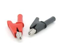 JIOYUNG eufeifeiegds Pinces Crocodiles avec Prise Banane de 4 mm, Pince de Test for Fil, borne 30 A 2000 V wefeiegds(1pair)