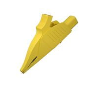 JIOYUNG eufeifeiegds Pinces Crocodiles Robustes, entièrement isolées, sûres, avec Prise Banane de 4 mm for Test électrique J.60042 wefeiegds(1 Yellow)