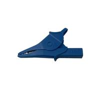 JIOYUNG eufeifeiegds Pinces Crocodiles Robustes, entièrement isolées, sûres, avec Prise Banane de 4 mm for Test électrique Q.60073 wefeiegds(1 Blue)