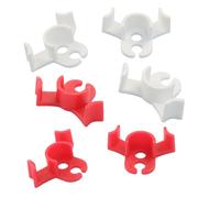 Jiozermi Lot de 60 clips d'entraînement à faible stress, 90 degrés pour tige de plantes, plantes de jardin, cintreuse, clips d'entraînement pour plantes de vigne (blanc et rouge)