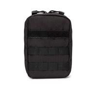 Jipemtra Sac de premiers secours tactique MOLLE EMT IFAK Pochette indéchirable Trauma premiers secours Sac utilitaire militaire Sac à dos militaire Sac à dos militaire Sac à dos d'urgence militaire, Black Bag Original