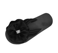 Jipersuo Chaussure Ete Femme Sandales de plage romaines tendance à talon bas et bride à semelle plate et bout carré pour femmes