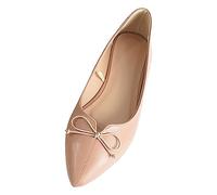 Jipersuo Chaussures éTé Femme Commerce extérieur Printemps et été Chaussures pour Femmes 2023 Nouvelles Pointues nœud Noir Bouche Peu Profonde modèles féminins Plates