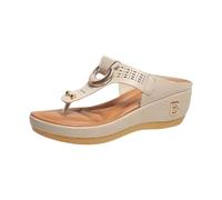 Jipersuo Chaussures Les compensées pour femmes sont décontractées et les semelles à plateforme peuvent être portées par-dessus des sandales