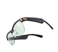 Jipersuo Lunettes de soleil photochromiques intelligentes, micro ouvert et haut-parleurs, assistant vocal, lunettes Bluetooth pour homme et femme, pour la course, la conduite, les sports de plein air