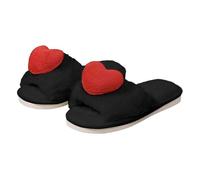 Jipersuo Pantoufles Chaussons Confortables pour Femmes, élégants, en Forme de cœur, avec Semelle épaisse et Bout Ouvert, pour Une détente en intérieur