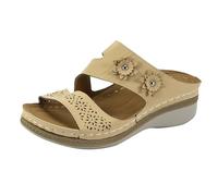 Jipersuo Sandales Femme été Confortable Sandales compensées à plateforme, compensées pour femmes, chaussures habillées confortables