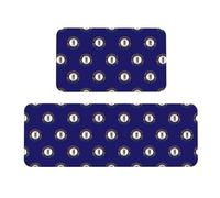 JIPOFD Lot de 2 tapis de cuisine rembourrés avec motif drapeau de l'État du Kentucky pour le sol, tapis de sol confortable