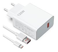 Jippofu Chargeur USB C 120W Alimentation pour Xiaomi Redmi Note Poco Rapide