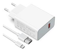 Jippofu Chargeur USB C 67W Alimentation Compatible avec Xiaomi 17 17T 15 14 13 Lite 12 12X 12S Ultra 11 Pro 10 Redmi Note 15 Pro 5G 14 13 12 11 10 POCO F5 Pro F4 X6 X5 X4 GT Adaptateur Rapide Charger