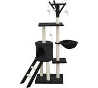 JIPSY Arbre a chat 79 34 138 cm 3 plateformes 1 perchoir 1 niche 1 escalier pot G