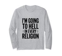 J'irai en Enfer dans Toutes Les Religions Manche Longue