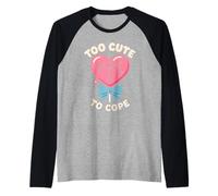 Jirai Kei Landmine Kei Yami Kawaii Japonais Emo Dark Cute Manche Raglan