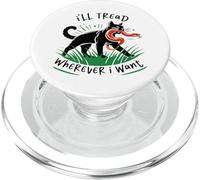 J'irai où Je Veux Serpent Chat drôle PopSockets PopGrip pour MagSafe