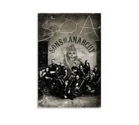 JIRUAHHY Poster de la série TV Sons of Anarchy - Décoration murale pour chambre à coucher et salon - 30 x 45 cm - Style sans cadre