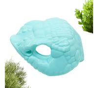 Jisadelio Grotte pour Dragon Barbu - Décoration d'Aquarium en Forme de Tête de Serpent | Abri Grotte pour Lézard en Aquarium | Convient Aux Petites Et Moyennes Tailles Araignée Iguane Tortue Gecko
