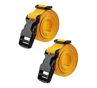 JISADER 2pcs Golf Charille Sac Scrts Nylon Bouteaux avec Boucle à libération Rapide Brangle de Coupure, Or