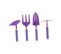 JISADER 4pcs Outils de jardinage pour les tout-petits, jouets de simulation en plein air, Violet