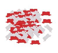 JISADER 50x Barrages Routiers RC Modèle de Barrière de Route RC Clôtures de Terrain de Voiture RC Barrières de Route de Voiture RC pour Voiture 1:18