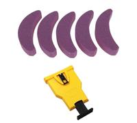 JISADER Affûteur de Dents de Tronçonneuse, Affûteur de Tronçonneuse avec Pierres à Aiguiser pour Tronçonneuses de 14", 16", 18" et 20", Sac à Bulles