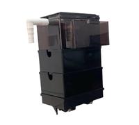 JISADER Boîte de Filtre à Suspendre pour Aquarium, pour Petits réservoirs de Poissons, Bricolage, débit d'eau, tiroir Silencieux, Plateau d'égouttage, système, Trois Couches
