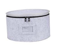 JISADER Boîte de Rangement Mobile empilable, conteneur de Stockage de Vaisselle, étui de Rangement en Porcelaine, étui de Rangement d'assiettes pour Tasses, 18cmx14cm