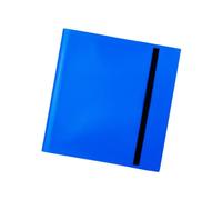 JISADER Classeur de Cartes à 12 Pochettes, Album de Rangement, Collection de Cartes de Sport, classeur pour Cartes de Basket-Ball, Cartes de Football, Bleu