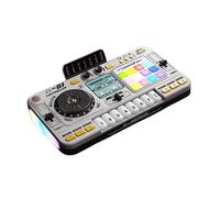 JISADER DJ Interactif Set pour Les Enfants avec Une Plaque Tournante et Des Lumières, Style A