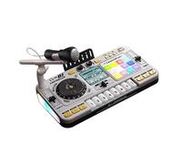 JISADER DJ Interactif Set pour Les Enfants avec Une Plaque Tournante et Des Lumières, style B