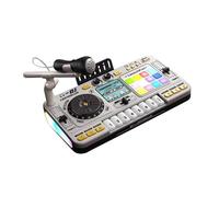 JISADER DJ Interactif Set pour Les Enfants avec Une Plaque Tournante et Des Lumières, style C