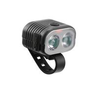 JISADER Éclairage Avant de vélo, Lampe Torche, Phare de vélo léger, Lampe de vélo pour passionnés de Cyclisme de Nuit en Montagne, Pas de Trompette