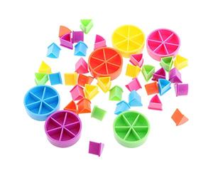 JISADER Ensemble de 84 Pièces de Construction pour Mathématiques Avancées, Multicolore, 42 pièces