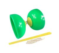 JISADER Ensemble de Diabolo Chinois à Triple roulement, Polyvalent, favorisant l'exercice Physique, Ensemble de Diabolo Chinois pour Enfants, Vert