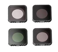 JISADER Ensemble de filtres ND 4 pièces Revêtement en verre optique ND32 ND16 ND64 ND8 Accessoires de filtre à lentille polarisée pour fournitures de filtres, CPL ND8 16 32