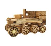 JISADER Excavatrice en bois Construction Toy Car Engineering Car pour enfants Girls Men Girls